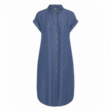 B-YOUNG Vestidos Vestido B.young Kosmo Mid Blue Denim