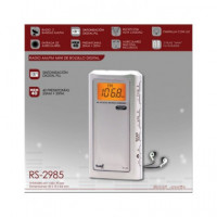 SAMI Radio Portatil Digital RS-2985 40 Memorias AM/FM