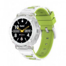 SAMI Reloj Inteligente JELLY WS-2385 Con GPS/Resistente Agua/Sueño/Cardiaco/Oxigeno Blanco