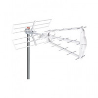 SURMEDIA Antena UHF Triplex Digital HD Mini  Con Filtro 5G CH.21-48 15Dbi SMT805W