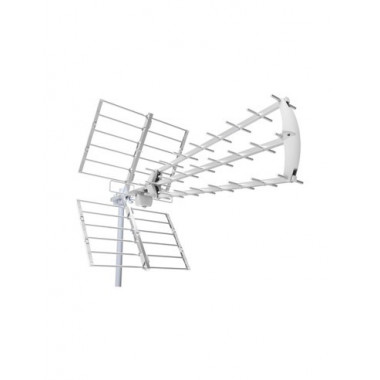 SURMEDIA Antena UHF Triplex Digital HD Con Filtro 5G CH21-48 SMT85W
