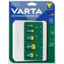 VARTA Cargador Universal De Pilas AA/AAA/C/D/9V 57658 Con Cable USB tipo C