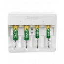 VARTA Cargador Universal De Pilas AA/AAA/C/D/9V 57658 Con Cable USB tipo C