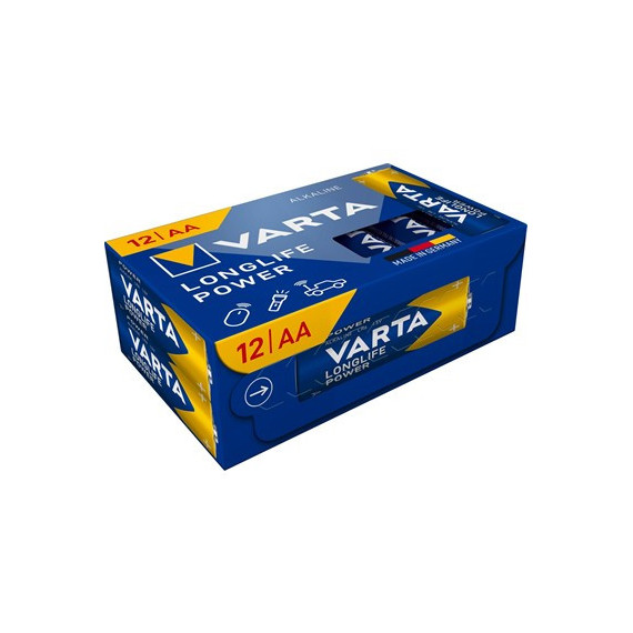 VARTA Pack 12 Pilas AA Alcalina 4906