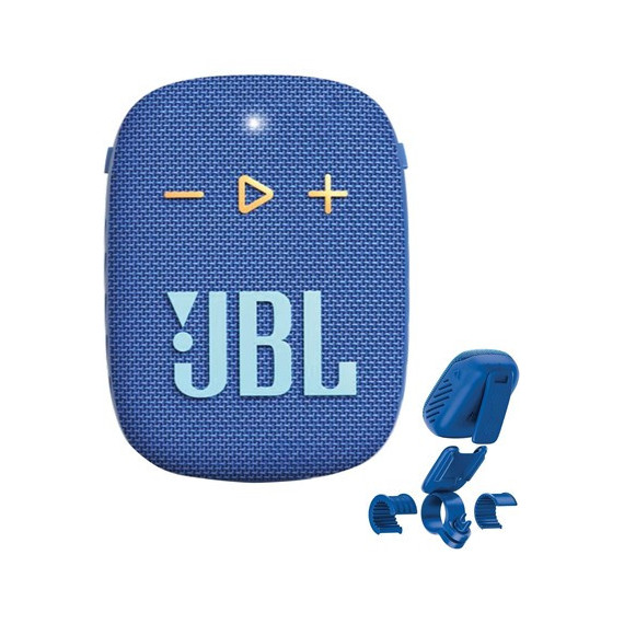 JBL Altavoz Bluetooth WIND 3S Con Soporte Manillar Para Bici Azul