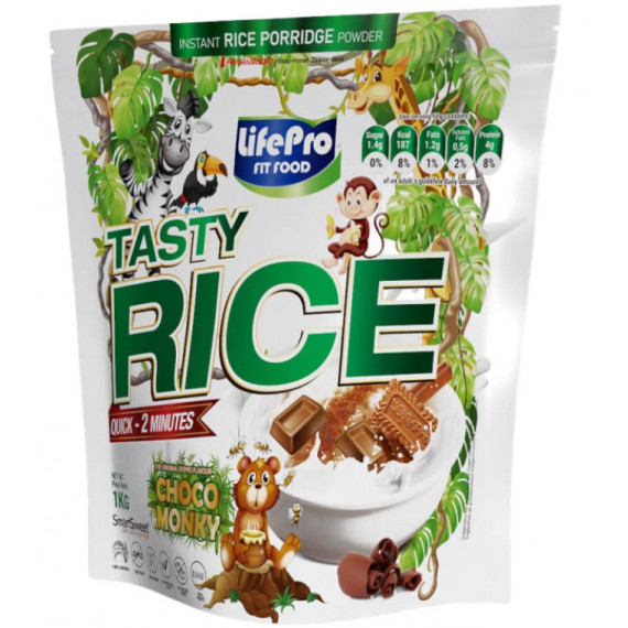 Tasty Rice (harina de Arroz) "choco Monky" LIFE PRO - 1KG