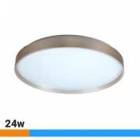 Aplique Led Techo 24W Serie Titanio Luz Fría AIRMEC