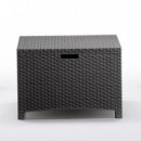 SET DE JARDIN 2 SILLONES + MESA SERIE VENEZIA TERRACE GRAPHITE BICA