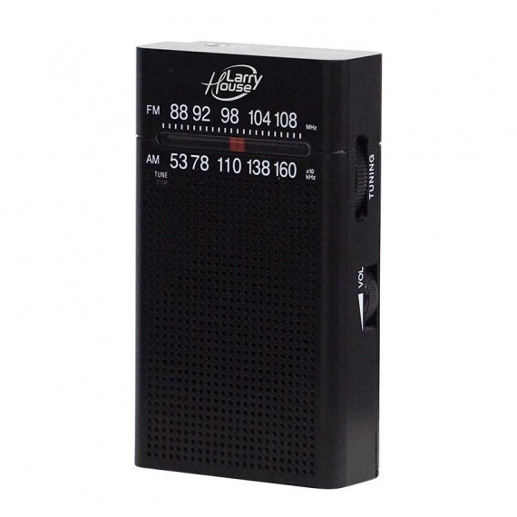 Radio Doble Banda Am/fm Negra LARRYHOUSE