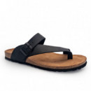 Nature Feet Sandalias Negras 9511-NEGRO