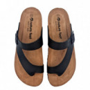 Nature Feet Sandalias Negras 9511-NEGRO