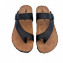 Nature Feet Sandalias Negras 9511-NEGRO