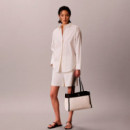Bolso Tote de Lona de Algodón  CALVIN KLEIN