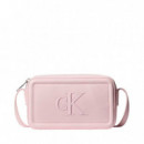 Bandolera Tipo Cámara con Monograma Distintivo  CALVIN KLEIN