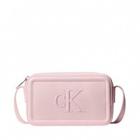 Bandolera tipo cámara con monograma distintivo