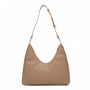 Bolso Hobo con Cadena de Bisutería de Guijarros  CALVIN KLEIN