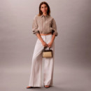 Bolso Tote Pequeño de Lona de Algodón  CALVIN KLEIN