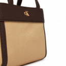 Bolso Tote Pequeño de Lona de Algodón  CALVIN KLEIN