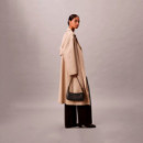 Bolso Pequeño de Hombro con Emblema Revestido y Logo  CALVIN KLEIN