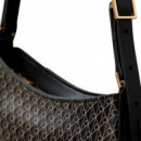 Bolso Pequeño de Hombro con Emblema Revestido y Logo  CALVIN KLEIN