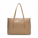 Bolso Tote Bag Revestido con Logo Emblemático y Bolsillo  CALVIN KLEIN