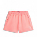 Shorts de chándal amplios en felpa con logo