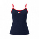 Camiseta Slim Badge Strappy