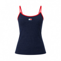 Camiseta Slim Badge Strappy