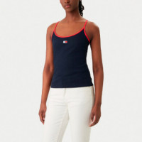 Camiseta Slim Badge Strappy