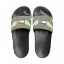 Chanclas con pala de jacquard