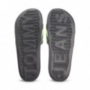 Chanclas con pala de jacquard