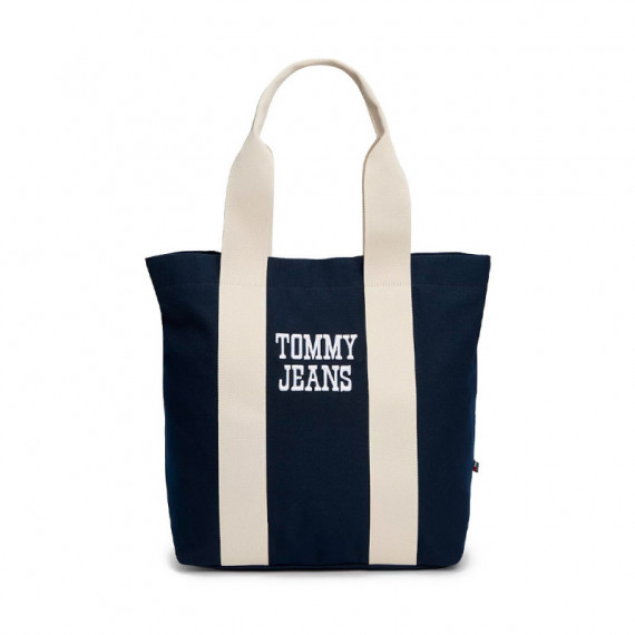 Bolso Tote de Lona con Logo Texturizado  TOMMY HILFIGER