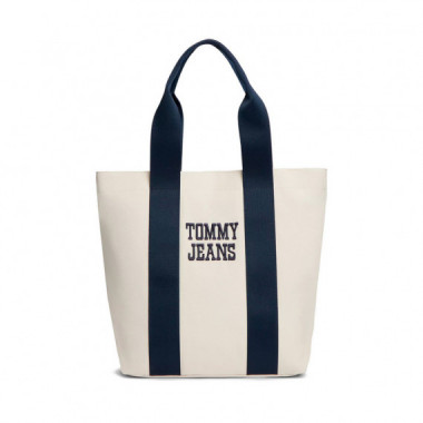 Bolso Tote de Lona con Logo Texturizado  TOMMY HILFIGER