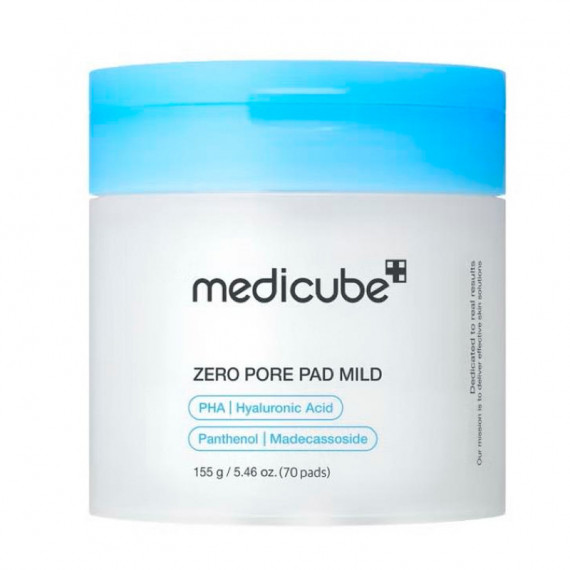 Zero Pore Madecassoside Pads (mild)
parches Tratamiento Tonificante  MEDICUBE