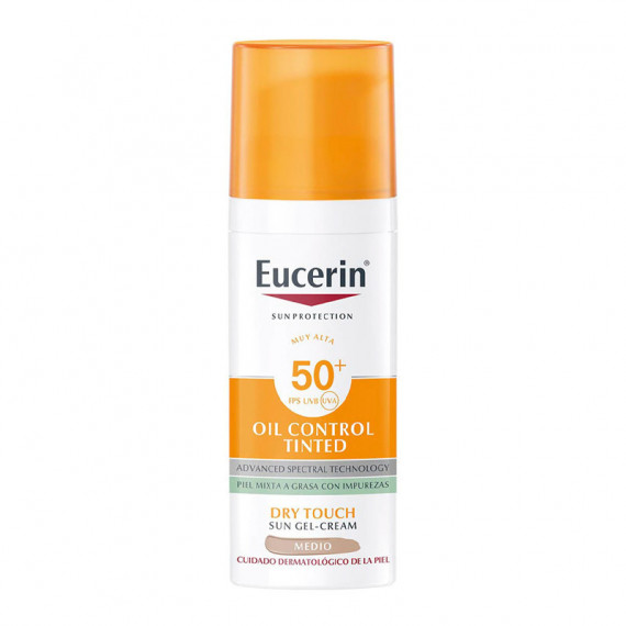 Oil Control Tinted Medium Dry Touch SPF50+
Gel-Crema Solar SPF50+