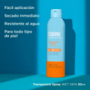 Fotoprotector Wet Skin Transparent Spray SPF50+