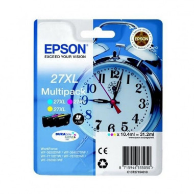 EPSON CARTUCHO TINTA T2715 N&ordm; 27XL VALUE PACK 3 COLORES