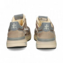 DEPORTIVO ANTE+MALLA MULTI MARRON