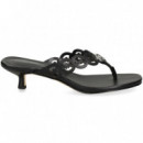 ESCLAVA LOGO HUECO PIEL NEGRO