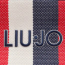 Bolso tote grande a rayas