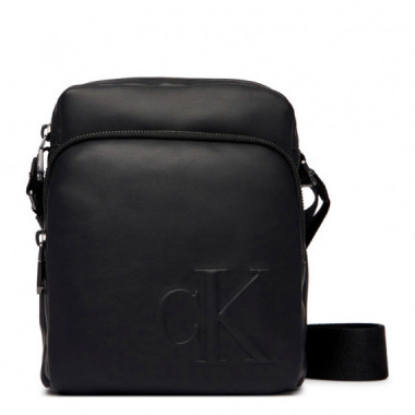 Bandolera reporter con monograma grabado