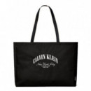 Bolso tote con logo clásico