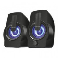 Altavoces Trust Gemi 2.0 6W RGB 3.5mm Negros (22948)