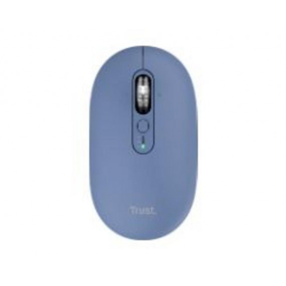 Ratón Trust Seron Óptico Ambidextro Silencioso RF Wireless/Bluetooth 3200dpi 7 Botones Azul (26020)