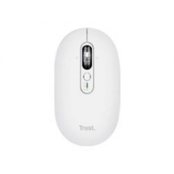 Ratón Trust Seron Óptico Ambidextro Silencioso RF/Bluetooth Blanco (26019)