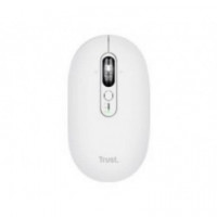 Ratón Trust Seron Óptico Ambidextro Silencioso RF/Bluetooth Blanco (26019)