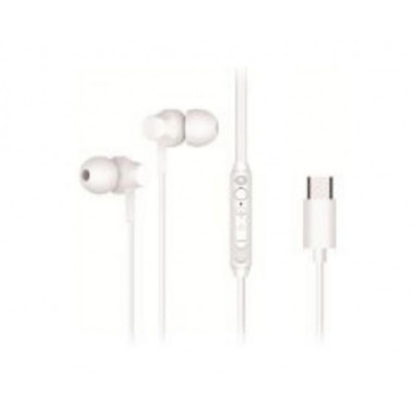 Auriculares Conceptronic Intraurales Binaurales con Micr&oacute;fono Integrado USB-C 1.5m Blancos (BRENDAN03W)