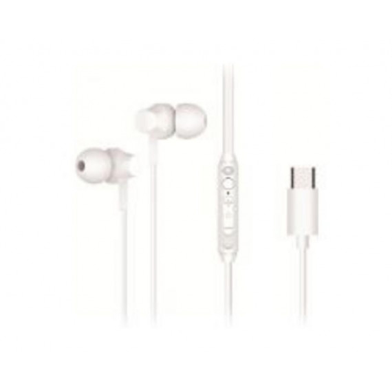 Auriculares Conceptronic Intraurales Binaurales con Micrófono Integrado USB-C 1.5m Blancos (BRENDAN03W)