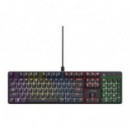 Teclado Gaming Trust GXT 871 Zora QWERTY RGB Negro (25682)