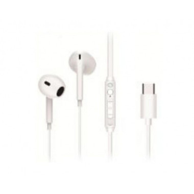 Auriculares Intraurales Binaurales CONCEPTRONIC con Micr&oacute;fono USB-C Blancos 1.2m (BRENDAN02W)